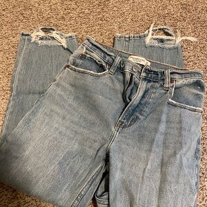 Abercrombie & Fitch Light Blue Straight Jeans